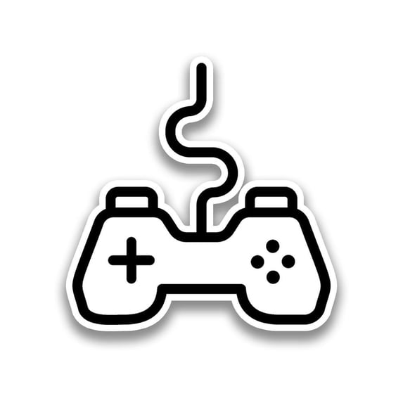 Smartprints Console Controller Sticker -Image by Shutterstock, Vinyl Sticker