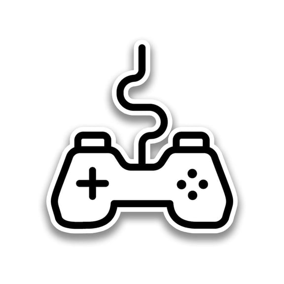 Smartprints Console Controller Sticker -Image by Shutterstock, Vinyl Sticker