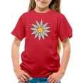 thumbnail image 1 of Smartprints Cute Daisy Flower Art T-Shirt Juniors -Image by Shutterstock, x-Large, 1 of 4