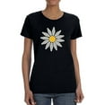 thumbnail image 1 of Smartprints Cute Daisy Flower Art T-Shirt Women -Image by Shutterstock, Female 4X-Large, 1 of 4