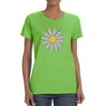 thumbnail image 1 of Smartprints Cute Daisy Flower Art T-Shirt Women -Image by Shutterstock, Female Medium, 1 of 4
