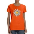 thumbnail image 1 of Smartprints Cute Daisy Flower Art T-Shirt Women -Image by Shutterstock, Female Medium, 1 of 4