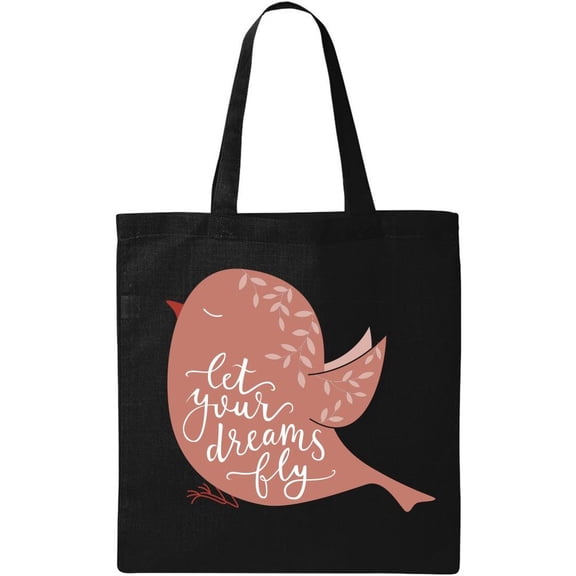 Smartprints Flying Dreams Tote Bag - Image by Shutterstock, One Size Cotton Canvas Tote Bag