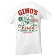 thumbnail image 1 of Smartprints Gino's Pizza Brooklyn Men's T-Shirt White, Cotton, S, 1 of 4