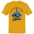 thumbnail image 1 of Smartprints I'M Right Super Dad Men's T-Shirt Gold, Cotton, L, 1 of 3