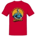 thumbnail image 1 of Smartprints I'M Right Super Dad Men's T-Shirt Red, Cotton, L, 1 of 3