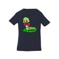 thumbnail image 1 of Smartprints Infants Graphic Tee - Green Caterpillar On Leaf - Regular Fit 100% Cotton, 1 of 4