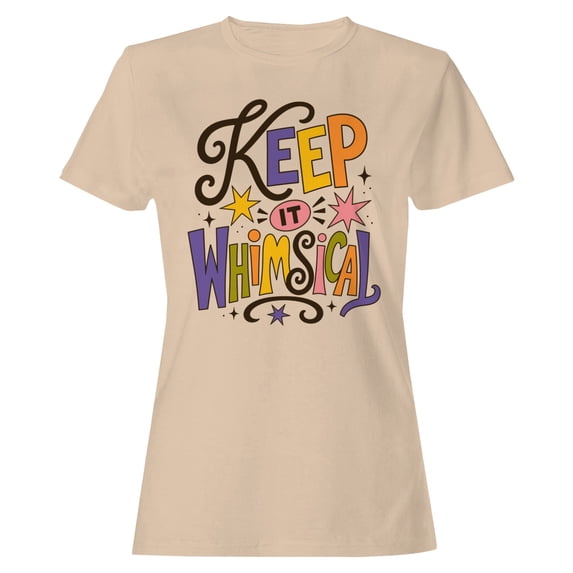 Smartprints Inspirational Quote Women's T-Shirt Natural, Cotton, XL