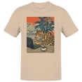 thumbnail image 1 of Smartprints Leopard Working on Laptop Men's T-Shirt Natural, Cotton, L, 1 of 3