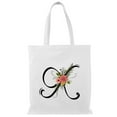 thumbnail image 1 of Smartprints Letter X Flower Bouquet 2 Tote Bag - Image by Shutterstock, One Size Cotton Canvas Tote Bag, 1 of 4