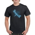 thumbnail image 1 of Smartprints Mens Graphic Tee - A Shiny Dragonfly - Regular Fit 100% Cotton, 1 of 4