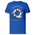 thumbnail image 1 of Smartprints Mens Graphic Tee - Anchor Yourself, Nautical - Regular Fit 100% Cotton, 1 of 2