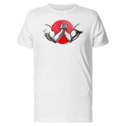 Smartprints Mens Graphic Tee - Arm Wrestling Grunge Sketch - Regular Fit 100% Cotton