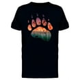 thumbnail image 1 of Smartprints Mens Graphic Tee - Bear Paw Forest Inside - Regular Fit 100% Cotton, 1 of 3