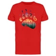 thumbnail image 1 of Smartprints Mens Graphic Tee - Bear Paw Forest Inside - Regular Fit 100% Cotton, 1 of 2
