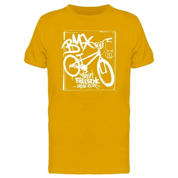 Smartprints Mens Graphic Tee - Bmx Extreme Bike Street Style - Regular Fit 100% Cotton