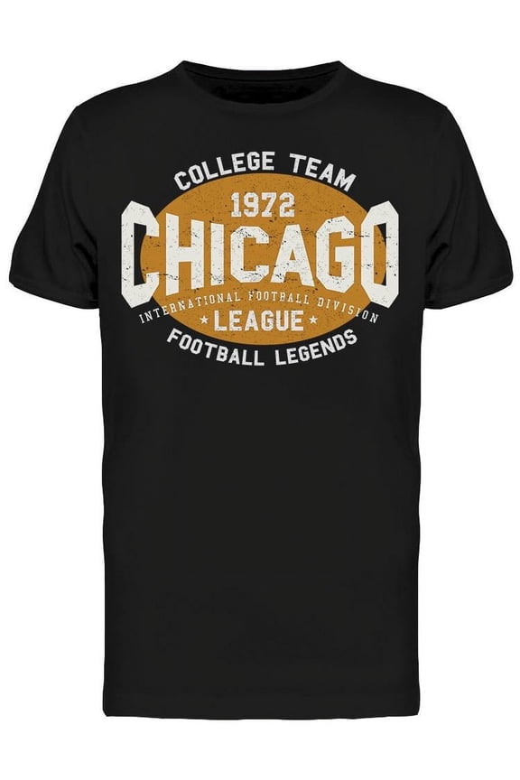 Mens Graphic Tee - College Team, Chicago - Regular Fit 100% Cotton