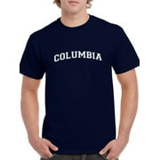 Smartprints Mens Graphic Tee - Columbia - Regular Fit 100% Cotton