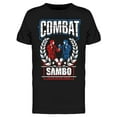 thumbnail image 1 of Smartprints Mens Graphic Tee - Combat Sambo Design - Regular Fit 100% Cotton, 1 of 2