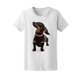 thumbnail image 1 of Smartprints Mens Graphic Tee - Dachshund Puppy - Regular Fit 100% Cotton, 1 of 2