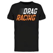 Smartprints Mens Graphic Tee - Drag Racing - Regular Fit 100% Cotton