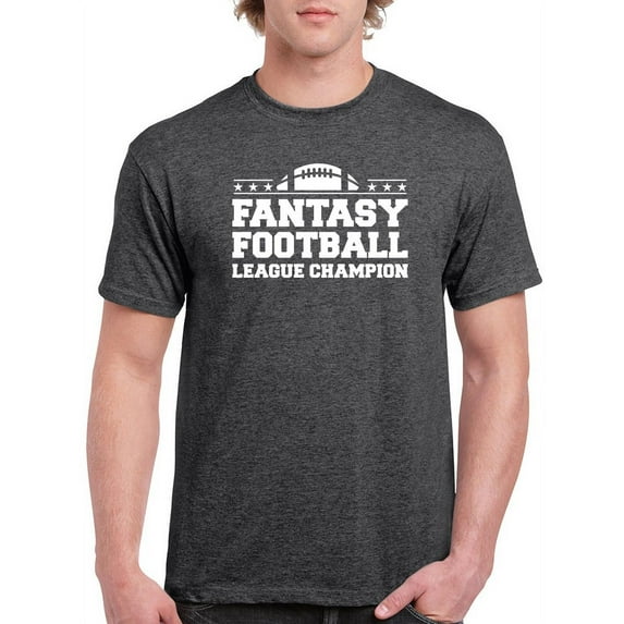 Smartprints Mens Graphic Tee - Fantasy Football League - Regular Fit 100% Cotton