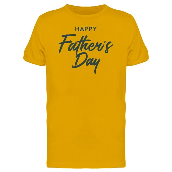 Smartprints Mens Graphic Tee - Happy Fathers Day Cool Font - Regular Fit 100% Cotton