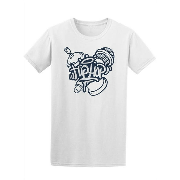 Smartprints Mens Graphic Tee - Hip Hop Street Graffiti Quote - Regular Fit 100% Cotton