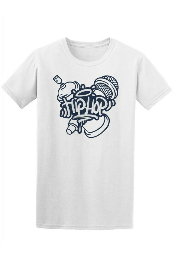 Mens Graphic Tee - Hip Hop Street Graffiti Quote - Regular Fit 100% Cotton