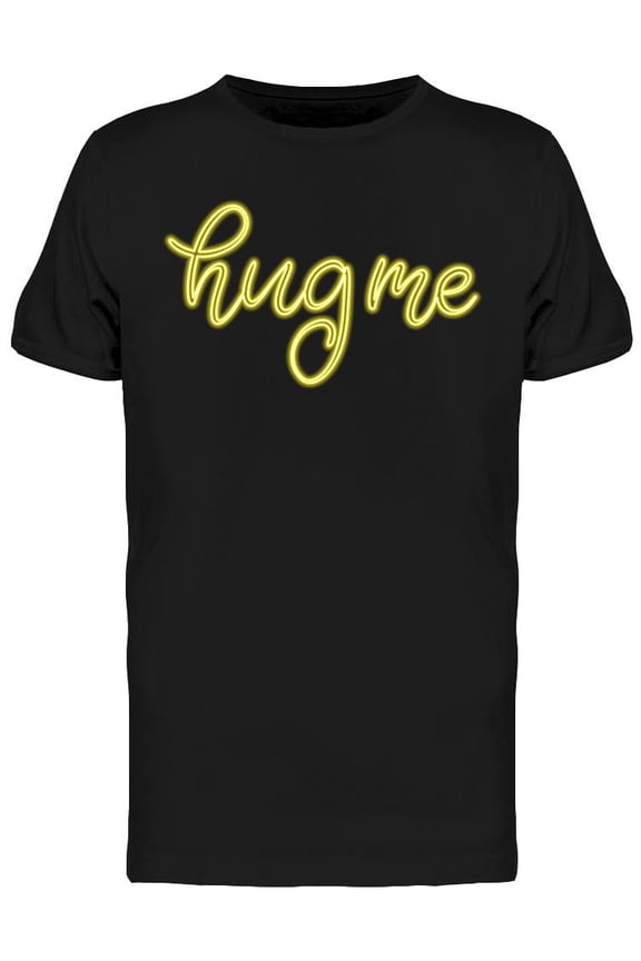 Mens Graphic Tee - Hug Me Sign - Regular Fit 100% Cotton