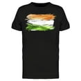 thumbnail image 1 of Smartprints Mens Graphic Tee - India Flag W/Colorful Splashes - Regular Fit 100% Cotton, 1 of 2