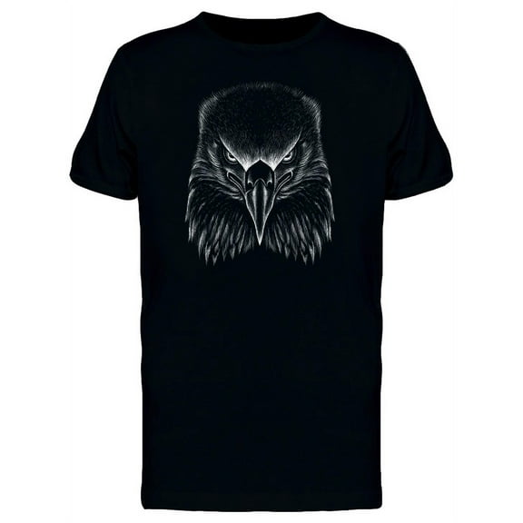 Smartprints Mens Graphic Tee - Intimidating Eagle - Regular Fit 100% Cotton