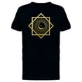 thumbnail image 1 of Smartprints Mens Graphic Tee - Islamic Symbol Crescent Moon - Regular Fit 100% Cotton, 1 of 2