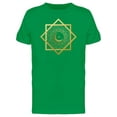 thumbnail image 1 of Smartprints Mens Graphic Tee - Islamic Symbol Crescent Moon - Regular Fit 100% Cotton, 1 of 2