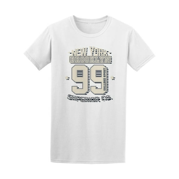 Smartprints Mens Graphic Tee - New York Brooklyn 99 Superior - Regular Fit 100% Cotton