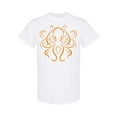 thumbnail image 1 of Smartprints Mens Graphic Tee - Octopus Tribal Tattoo Design - Regular Fit 100% Cotton, 1 of 2