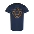 thumbnail image 1 of Smartprints Mens Graphic Tee - Octopus Tribal Tattoo Design - Regular Fit 100% Cotton, 1 of 2