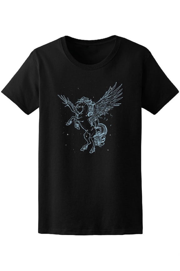 Mens Graphic Tee - Pegasus Constellation - Regular Fit 100% Cotton