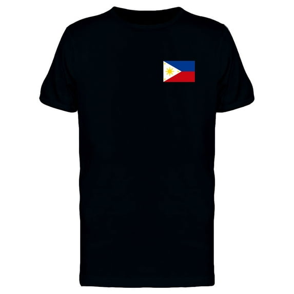 Smartprints Mens Graphic Tee - Philippines Flag - Regular Fit 100% Cotton