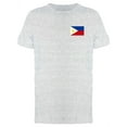 thumbnail image 1 of Smartprints Mens Graphic Tee - Philippines Flag - Regular Fit 100% Cotton, 1 of 2