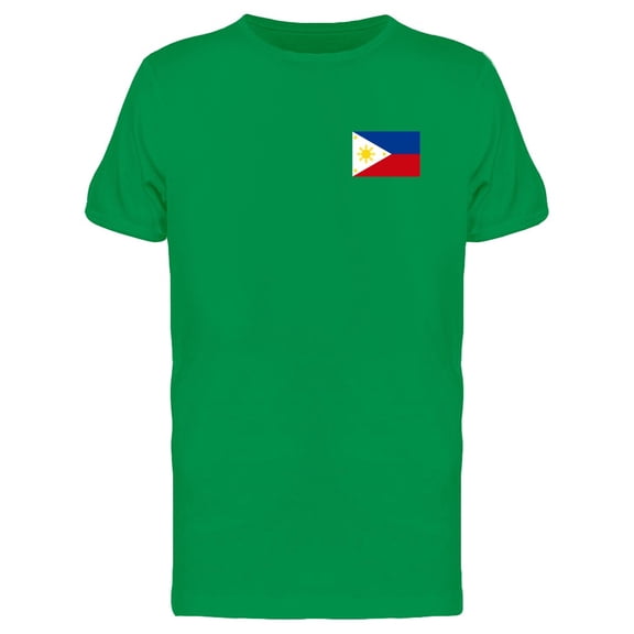 Smartprints Mens Graphic Tee - Philippines Flag - Regular Fit 100% Cotton