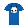 thumbnail image 1 of Smartprints Mens Graphic Tee - Polygonal Panda Head - Regular Fit 100% Cotton, 1 of 2
