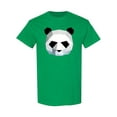 thumbnail image 1 of Smartprints Mens Graphic Tee - Polygonal Panda Head - Regular Fit 100% Cotton, 1 of 2