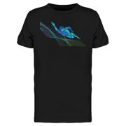 Smartprints Mens Graphic Tee - Professional Swimming Male - Regular Fit 100% Cotton