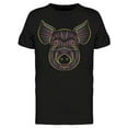 thumbnail image 1 of Smartprints Mens Graphic Tee - Psychedelic Pig - Regular Fit 100% Cotton, 1 of 2