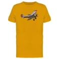 thumbnail image 1 of Smartprints Mens Graphic Tee - Retro Airplane Doodle - Regular Fit 100% Cotton, 1 of 2