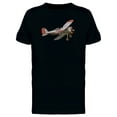 thumbnail image 1 of Smartprints Mens Graphic Tee - Retro Airplane Doodle - Regular Fit 100% Cotton, 1 of 2