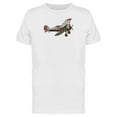 thumbnail image 1 of Smartprints Mens Graphic Tee - Retro Airplane Doodle - Regular Fit 100% Cotton, 1 of 2