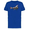 thumbnail image 1 of Smartprints Mens Graphic Tee - Retro Airplane Doodle - Regular Fit 100% Cotton, 1 of 2