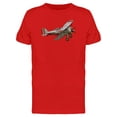 thumbnail image 1 of Smartprints Mens Graphic Tee - Retro Airplane Doodle - Regular Fit 100% Cotton, 1 of 2